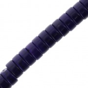 Bead Rondelles 6x3 mm Howlite imitation x38cm - Violet x1|raw }}