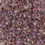 Preciosa Seed beads 9/0 2.5 mm - Crystal Brown Lined AB x10g
