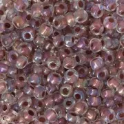 Preciosa Seed beads 9/0 2.5 mm - Crystal Brown Lined AB x10g
