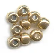 Preciosa Seed beads 5/0 4.5 mm - Gold Bronze x20g