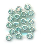 Preciosa Seed beads 11/0 2 mm - Turquoise Green Metallic x20g