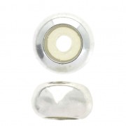 925 Sterling Silver Stopper Bead 6.6 mm with a hole of 2 mm x1