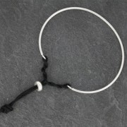 925 Sterling Silver Stopper Bead 6.6 mm with a hole of 2 mm x1