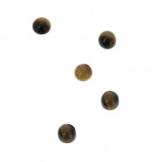 Small round 3 mm cabochons - Tiger's eye x5|raw }}