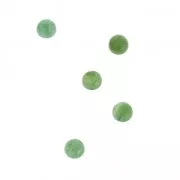 Small round 3 mm cabochons - Aventurine x5