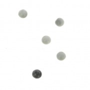Small round 3 mm cabochons - Howlite x5|raw }}