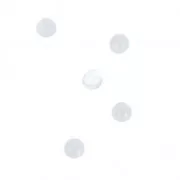 Small round 3 mm cabochons - Blue Lace Agate x5