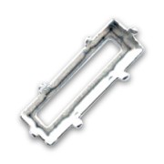 Princess PureCrystal Baguette setting 30x10mm silver-colored|raw }}