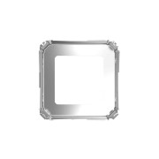 Setting for PureCrystal Kaleidoscope Square 4499 10 mm Rhodium Tone  x1