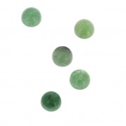 Small round 4 mm cabochons - Aventurine x5