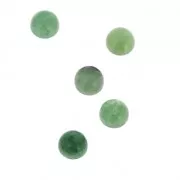 Small round 4 mm cabochons - Aventurine x5