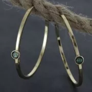 Small round 4 mm cabochons - Amazonite  x5