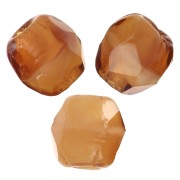 Fire Polished faceted round beads 3mm Milky Light Chroust x50