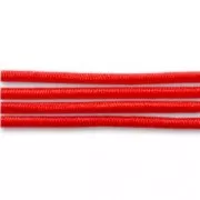 Sheathed elastic cord 1mm Red x 19 m