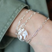 3.8 mm Rectangle Filet Chain - 925 Sterling Silver x50cm