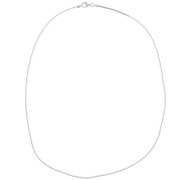 Serpentine square mesh Choker 1,40mm - 925 Sterling Silver x 44 cm