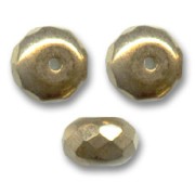 Donuts 7x4 mm Jet Gold x25|raw }}