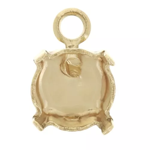 Pendant setting PureCrystal 1028/1088/1122 8 mm Gold x1