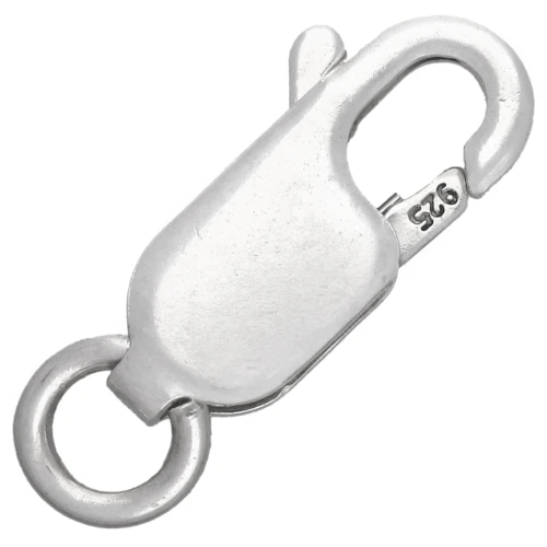 Long Lobster Clasps 12 mm - Silver 925 x20