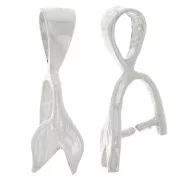 925 Sterling Silver Decorated bail 20mm x1