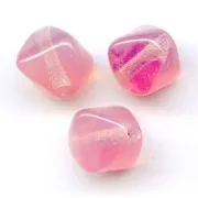 Pyramids Rose Opal 6mm x25
