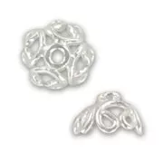 925 Sterling Silver bead cap 6x11mm x1