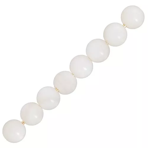 Natural White Shell Beads 3mm x25