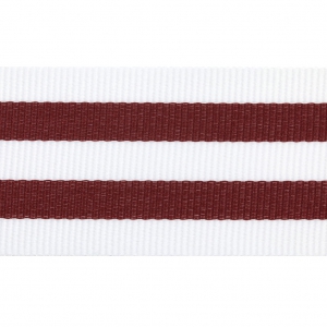 Striped Grosgrain Ribbon For Sewing 24 Mm Navy Red White X 1m