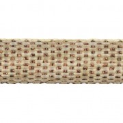 Frou-Frou Ribbon with Lurex 5 mm Brown/Copper Tone x1m