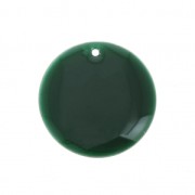Round metal Epoxy Enamelled sequins 10 mm - Fir Green x10|raw }}