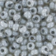Preciosa Seed beads 9/0 2.5 mm - Pearly Pastel Grey x250g