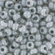 Preciosa Seed beads 9/0 2.5 mm - Pearly Pastel Grey x250g