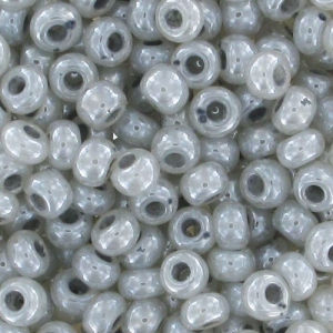 Preciosa Seed beads 9/0 2.5 mm - Pearly Pastel Grey x250g