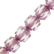 Antique Fire Polished faceted beads  6mm Crystal Dark Bronze x20|raw }}