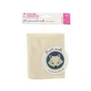 Canvas for punch needle 600 x 500 mm 4 stitches/cm Ecru x1