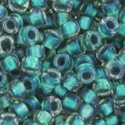 Toho Seed beads 15/0 TO15R264 - Crystal AB Teal Lined