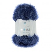 Creative Bubble - Sponge crochet thread tawashi Blue x50g