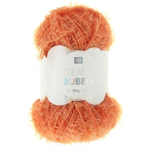 Creative Bubble - Sponge crochet thread tawashi Orange x50g