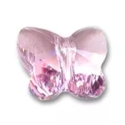 PureCrystal 5754 Butterfly  8mm Light Rose x1