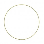 Bare metal circle for Dreamcatcher Suspension and Lamps 25 cm Antique Gold Tone x1