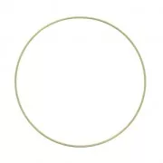 Bare metal circle for Dreamcatcher Suspension and Lamps 25 cm Antique Gold Tone x1