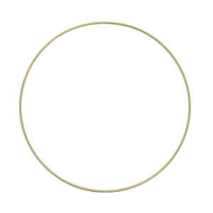 Bare metal circle for Dreamcatcher Suspension and Lamps 25 cm Antique Gold Tone x1