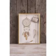 Bare metal circle for Dreamcatcher Suspension and Lamps 25 cm Antique Gold Tone x1