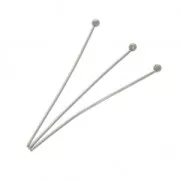 Stainless steel Head pins 35x0.7 mm x10