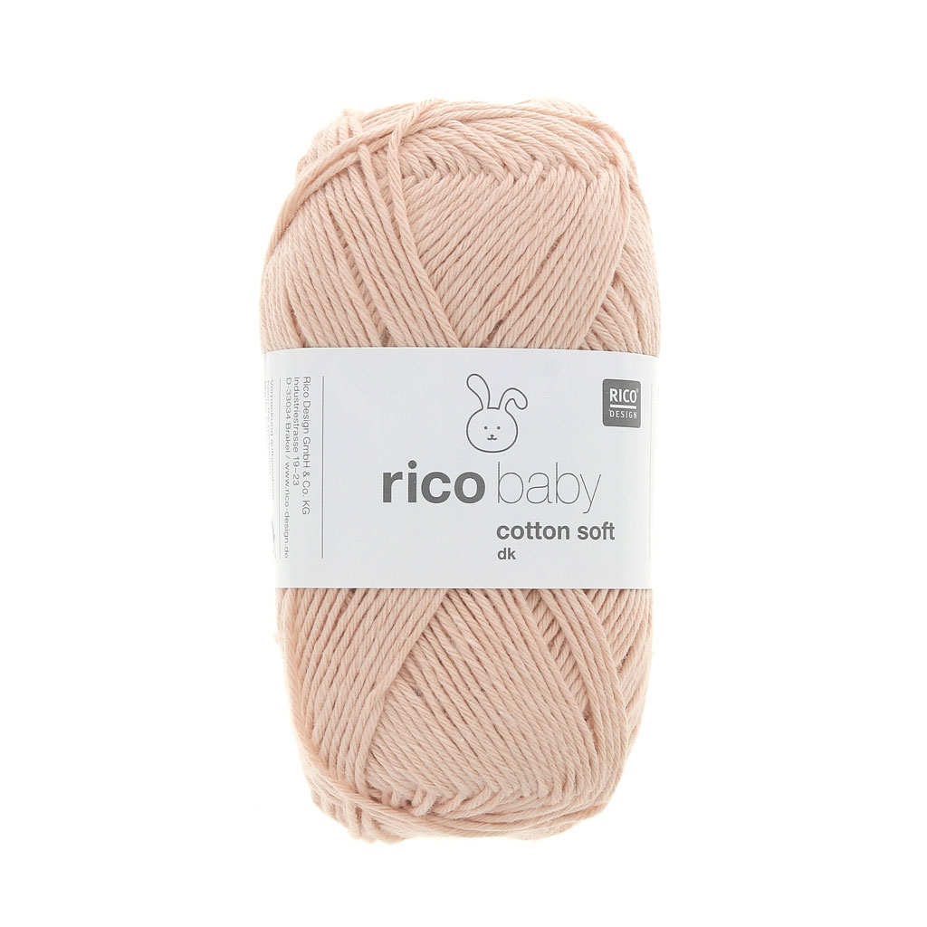 Rico Baby Cotton Soft dk Wool Rico Design Powder 060 x50g Perles & Co