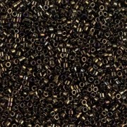 Miyuki Delica 11/0 Hex Cut DBC0007 - Brown Iris Metallic x8g