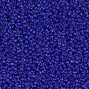 Miyuki Seed Beads 15/0 1945 - Opaque Cobalt Luster x8 g