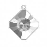 Stick-on setting for PureCrystal Kaleidoscope Square 4499 10 mm Rhodium Tone x1|raw }}