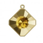 Stick-on setting for PureCrystal Kaleidoscope Square 4499 10 mm Gold Tone x1