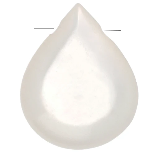 Mother-of-Pearl drop 10x8 mm Natural x1